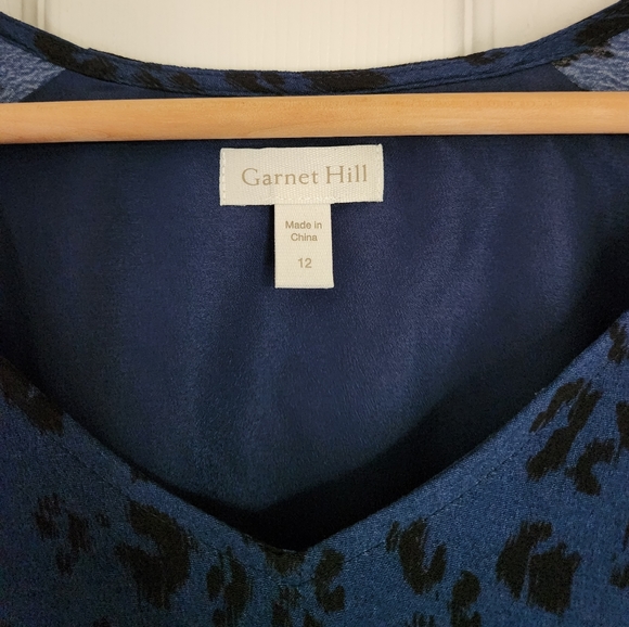 Lined with Pockets Leopard Print Dress - Garnet Hill - Size 12 - Picture 9 of 11